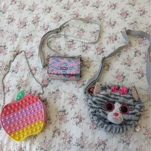 Smiggle, Ty and Apple pop it bags